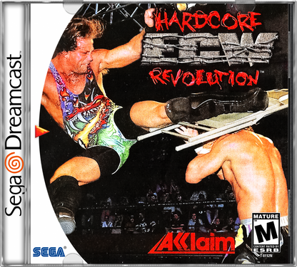 ECW Hardcore Revolution cover art for Sega Dreamcast (DC) video game