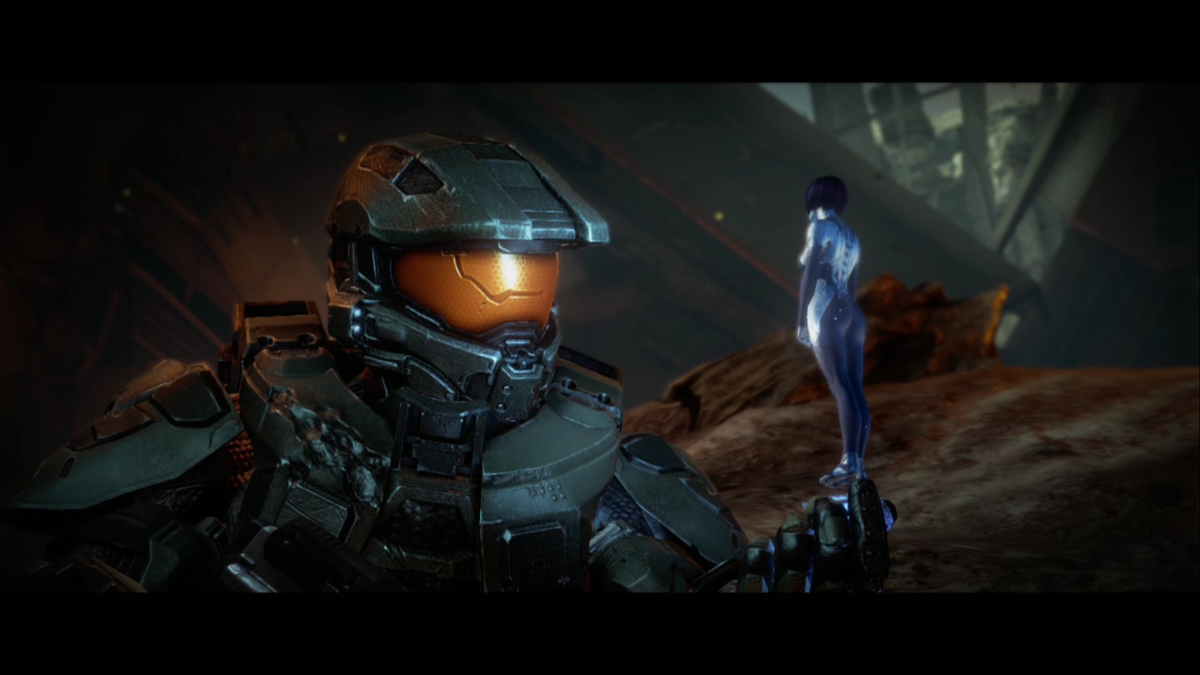 Halo 4 gameplay for Xbox 360 (X360) sci-fi first-person shooter video game