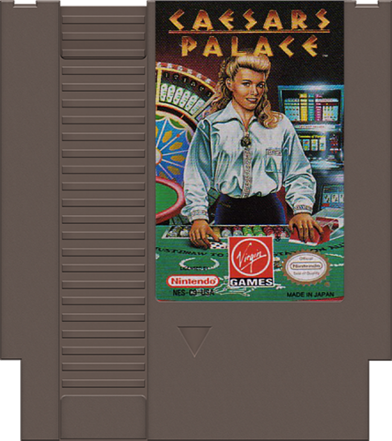 Caesars Palace cartridge for Nintendo Entertainment System NES retro video game