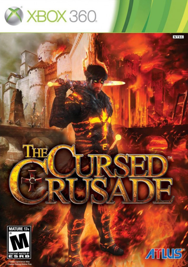 The Cursed Crusade cover art for Xbox 360 (X360) action-adventure hack-and-slash video game