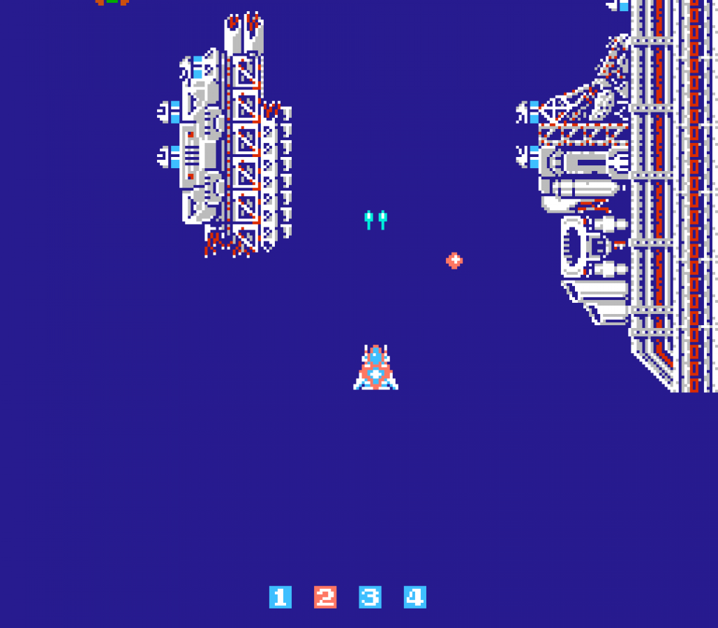 Image Fight Nintendo Entertainment System NES for retro video game enthusiasts featuring classic vertical scrolling shoot em up gameplay futuristic space combat strategic weapon upgrades challenging enemy formations intense arcade action and collectible gaming appeal gameplay 