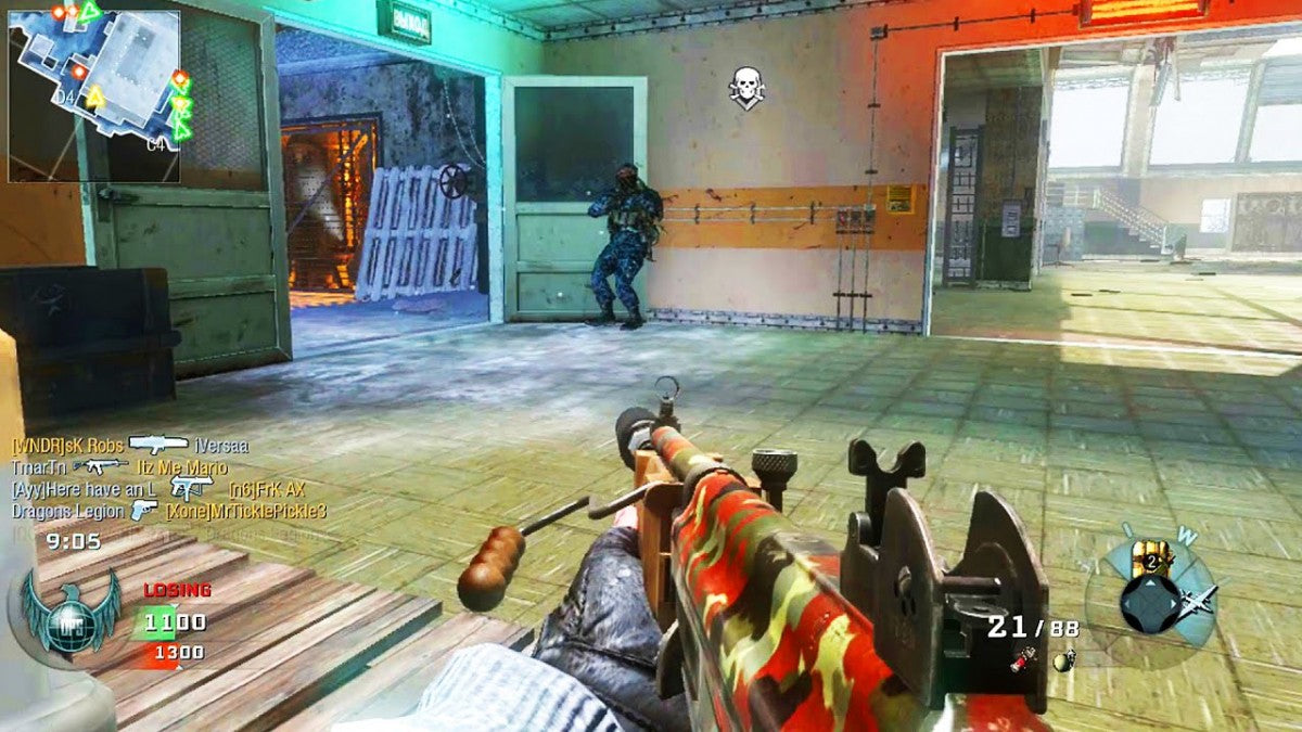 Call of Duty Black Ops Xbox 360 game featuring intense first person shooter action, cinematic Cold War storyline, and competitive multiplayer modes gameplay