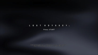 Lost Odyssey start screen for Xbox 360 (X360) role-playing video game