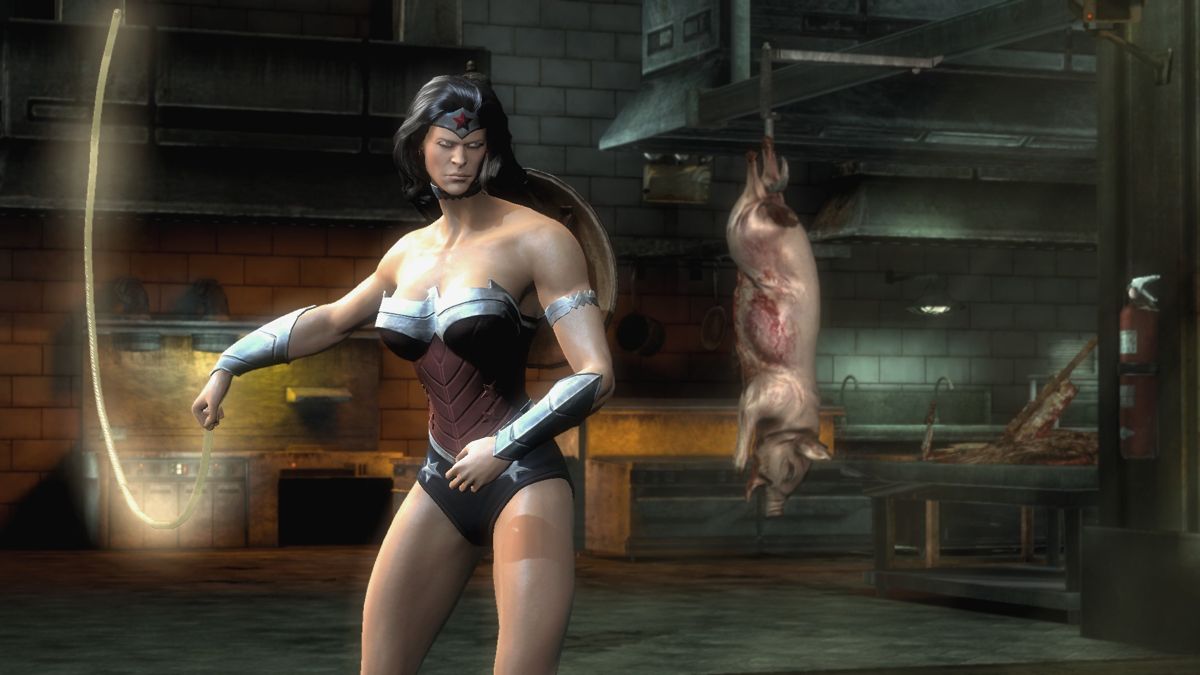 Injustice: Gods Among Us [Ultimate Edition] – PlayStation 4 (PS4) video game gameplay, superhero fighting game.