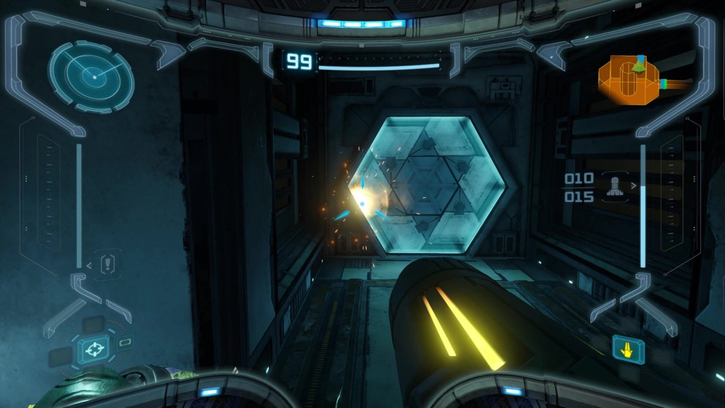 Metroid Prime Remastered gameplay image for Nintendo Switch action adventure game