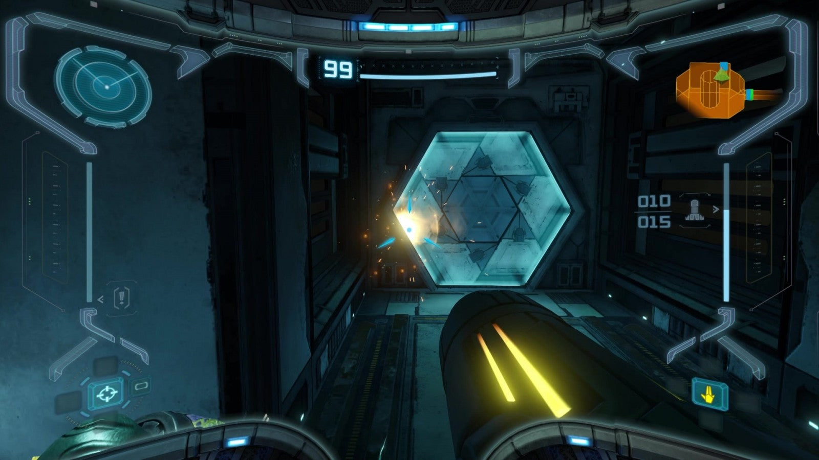 Metroid Prime Remastered gameplay image for Nintendo Switch action adventure game