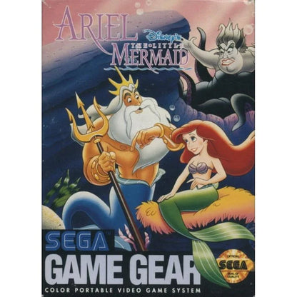 Disney's Ariel the Little Mermaid cover art for Sega Game Gear (GG) video game