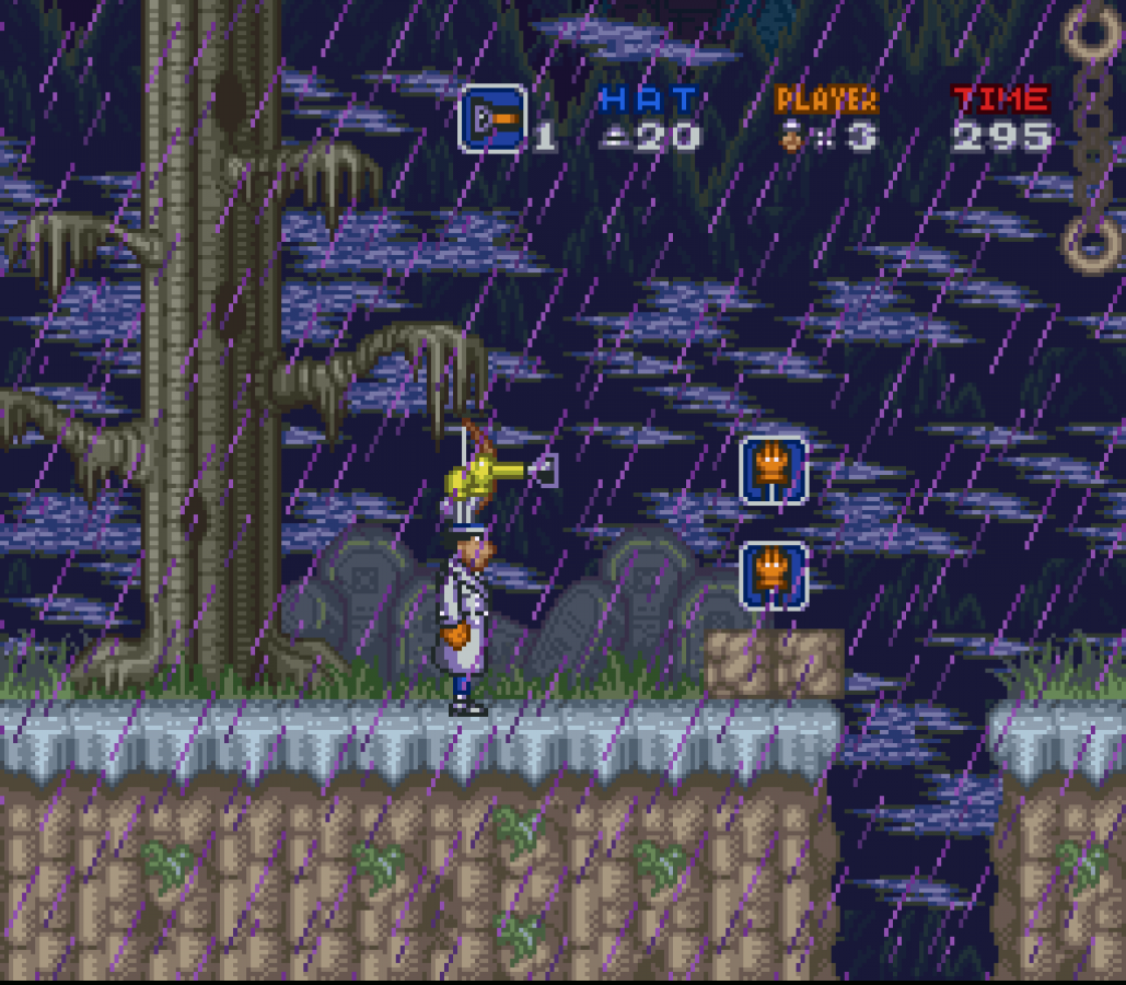 Inspector Gadget gameplay image for Super Nintendo Entertainment System (SNES) retro video game