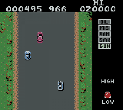 Arcade Hits: Moon Patrol and Spy Hunter Nintendo Game Boy Color GBC for arcade action racing shooter retro video game fans featuring side scrolling vehicle combat high speed driving classic arcade gameplay military missions retro challenges collectible gaming appeal gameplay