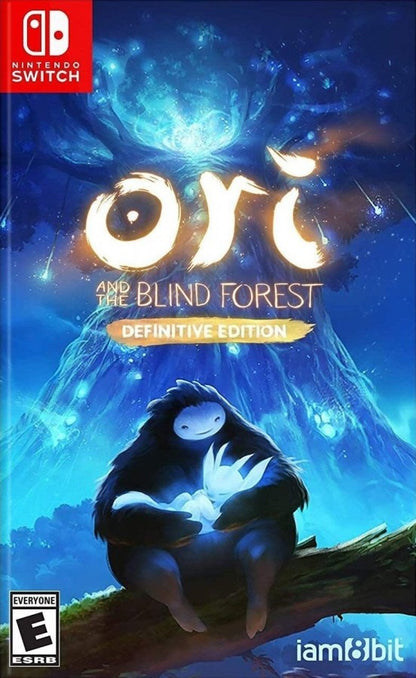 Ori and the Blind Forest Definitive Edition Nintendo Switch action-platformer Metroidvania game beautiful forest visuals spirit guardian Ori cover art