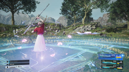 Final Fantasy VII Rebirth PS5 game featuring epic JRPG storytelling, turn-based and real-time hybrid combat, and immersive cinematic visuals on PlayStation 5 gameplay