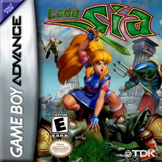 Lady Sia cover art for Game Boy Advance (GBA) video game