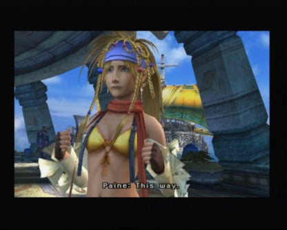 Final Fantasy X-2 gameplay for PlayStation 2 (PS2) fantasy role-playing adventure video game