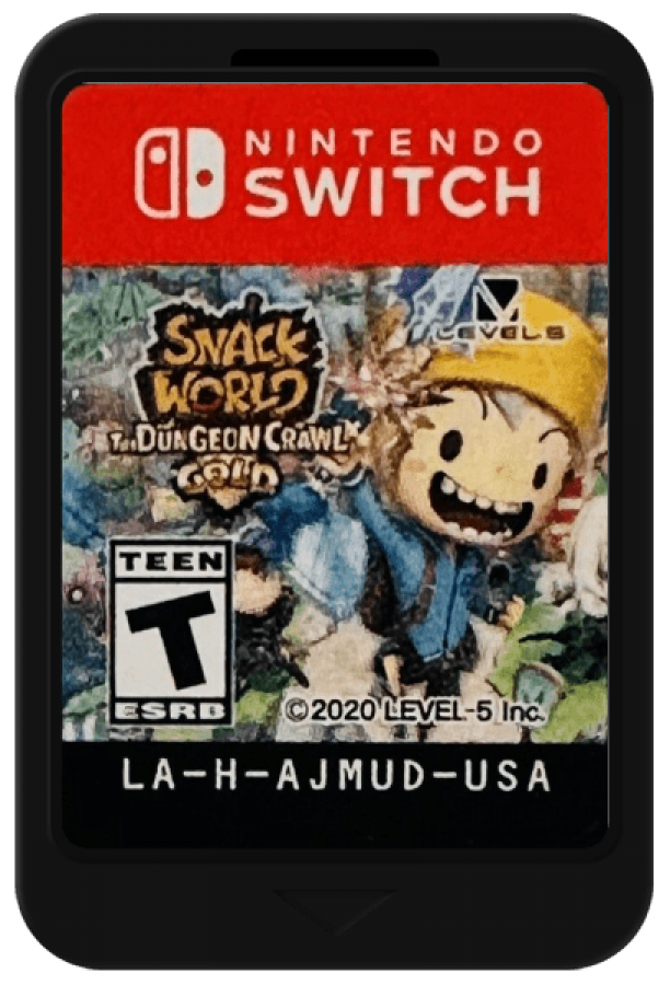 Snack World: The Dungeon Crawl Gold cartridge for Nintendo Switch (NS) video game