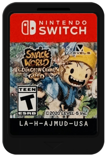 Snack World: The Dungeon Crawl Gold cartridge for Nintendo Switch (NS) video game