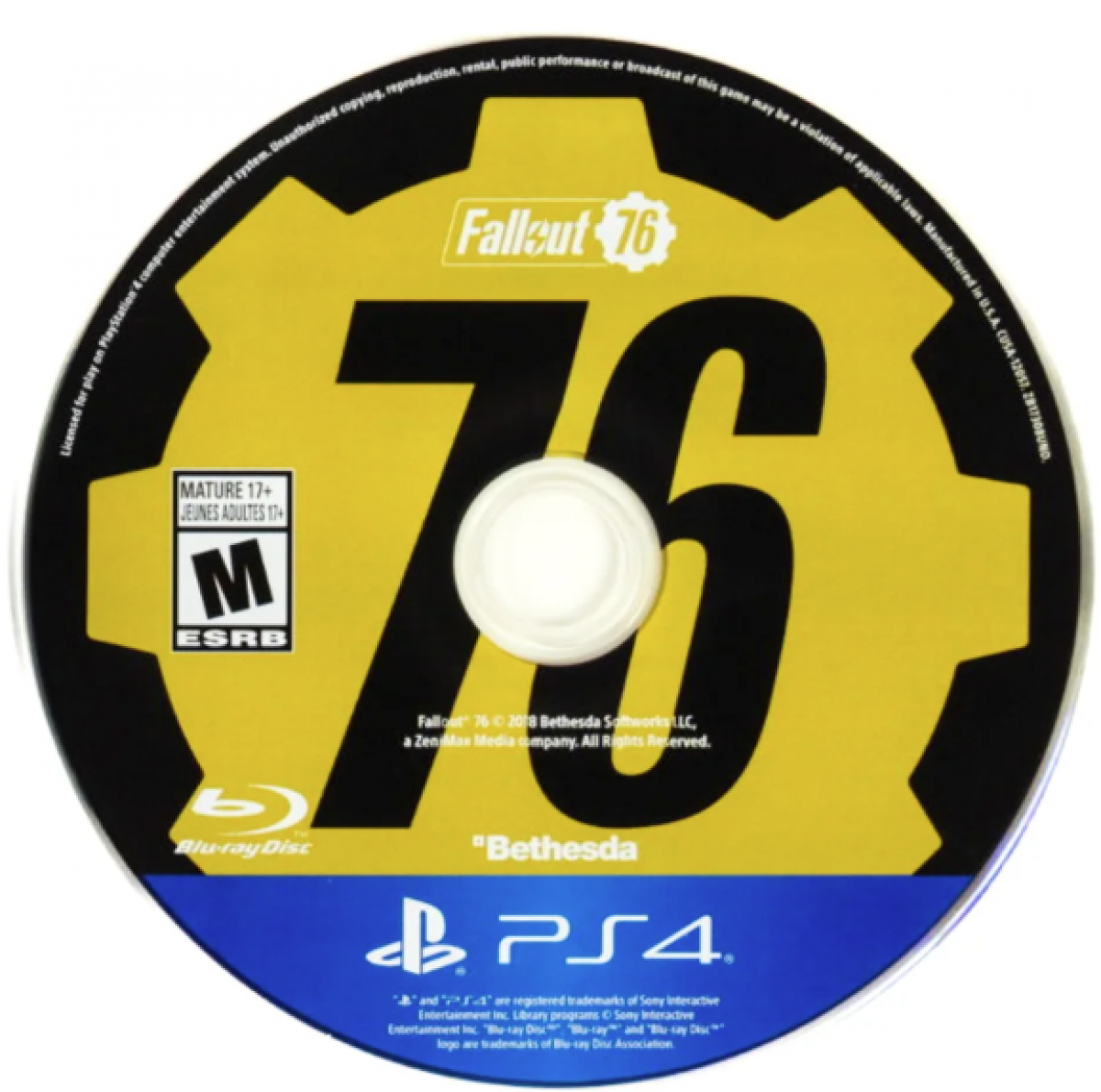 Fallout 76 [Tricentennial Edition] – PlayStation 4 (PS4) video game disc, online action RPG by Bethesda Softworks