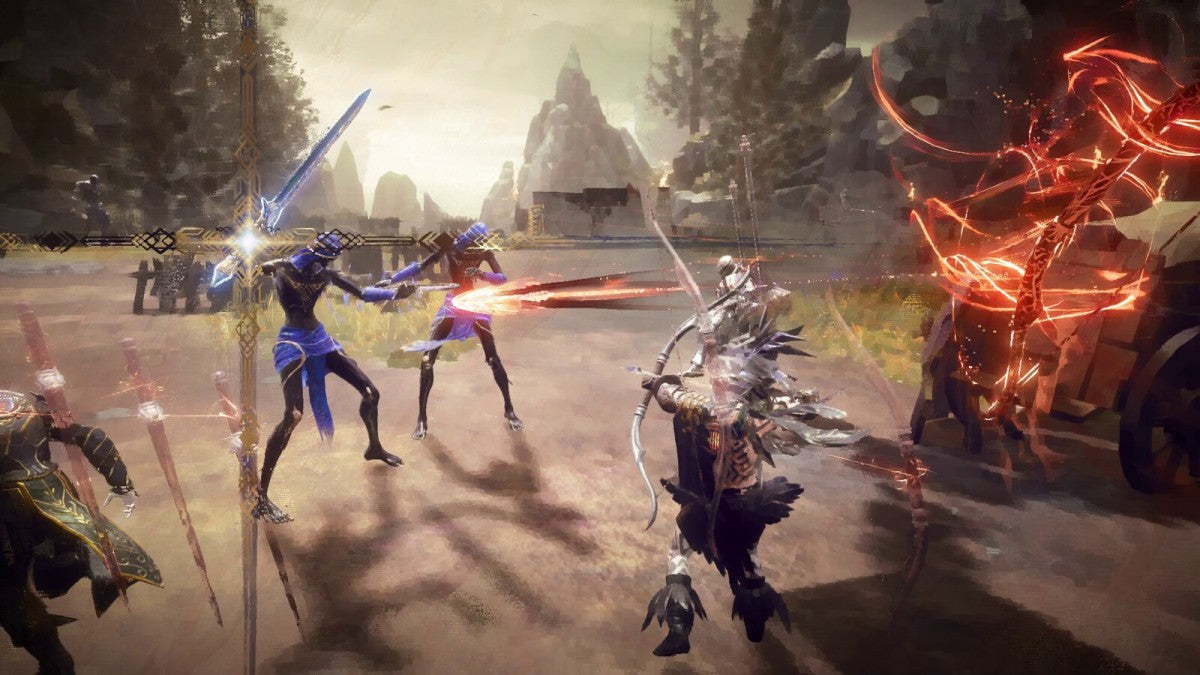 Babylon’s Fall PlayStation 5 action RPG hack and slash cooperative multiplayer up to four players Gideon clan tower climbing seasonal content weapon combat PlatinumGames Square Enix post-launch content campaign gameplay screenshot