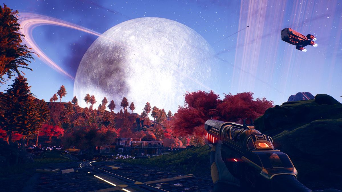 The Outer Worlds – PlayStation 4 (PS4) video game gameplay, sci-fi role-playing RPG.