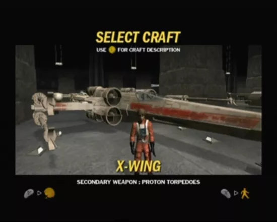 Star Wars: Rebel Strike: Rogue Squadron III gameplay for Nintendo GameCube (GC) space combat action video game