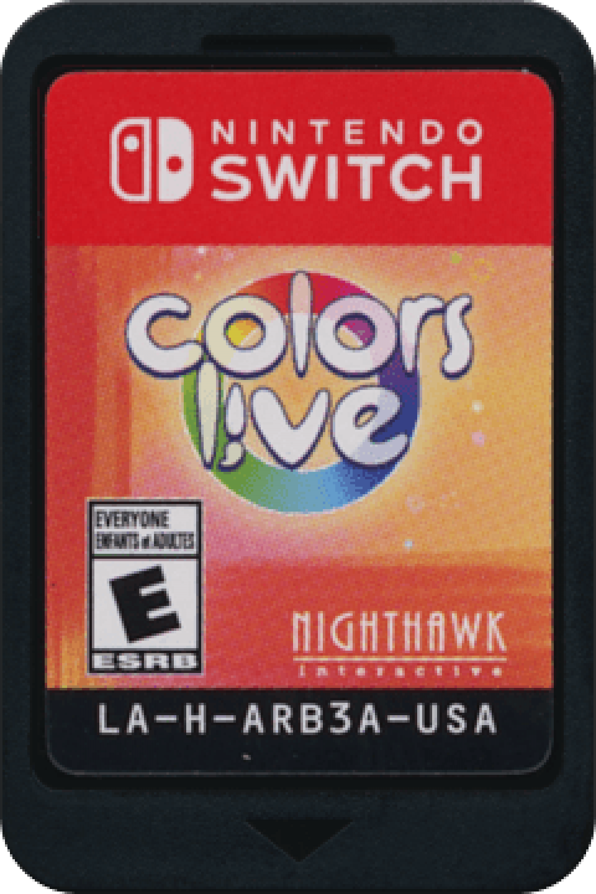 Colors Live with stylus included cartridge for Nintendo Switch NS video game