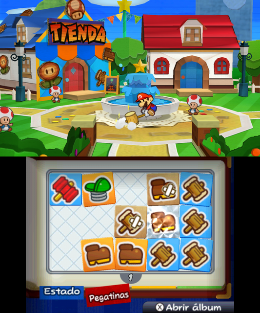 Paper Mario Sticker Star for Nintendo 3DS adventure role playing game featuring whimsical sticker based combat charming characters vibrant worlds and classic Mario franchise humor gameplay