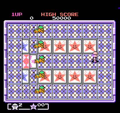 Mendel Palace gameplay image for Nintendo Entertainment System (NES) retro video game