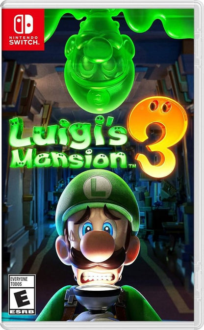Luigis Mansion 3 cover art for Nintendo Switch NS video game