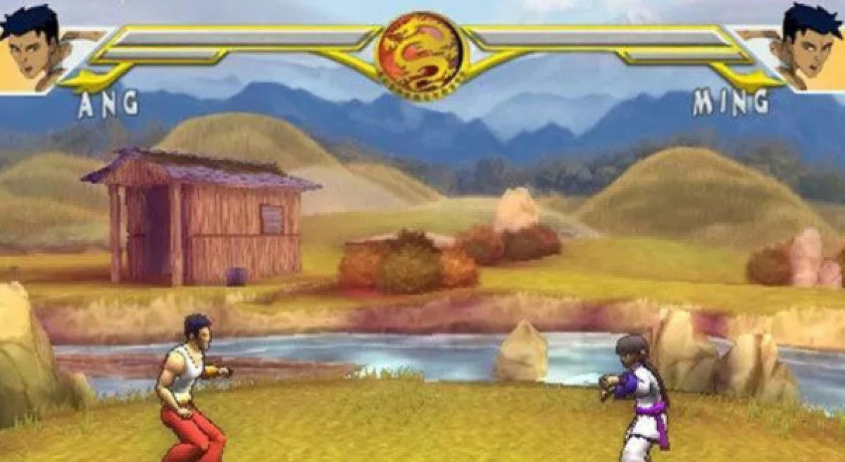 The Legend of the Dragon PlayStation 2 PS2 retro video game fighting game gameplay (2007)