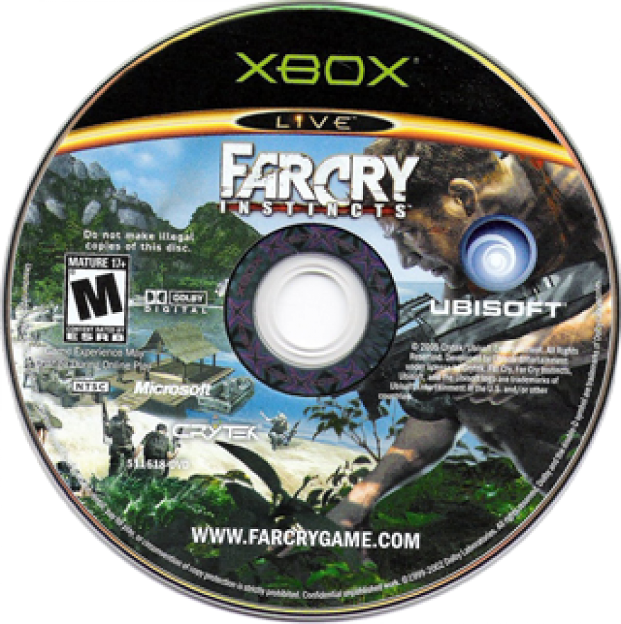 Far Cry: Instincts disc cover art for Xbox (XBOX) video game