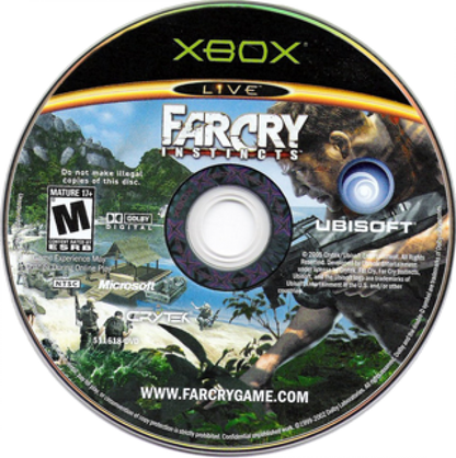 Far Cry: Instincts disc cover art for Xbox (XBOX) video game
