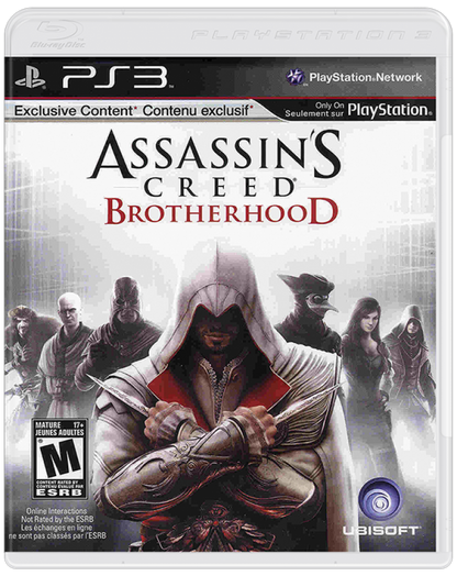 Assassin's Creed: Brotherhood cover art for PlayStation 3 (PS3) video game