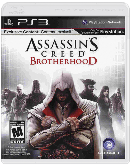 Assassin's Creed: Brotherhood cover art for PlayStation 3 (PS3) video game