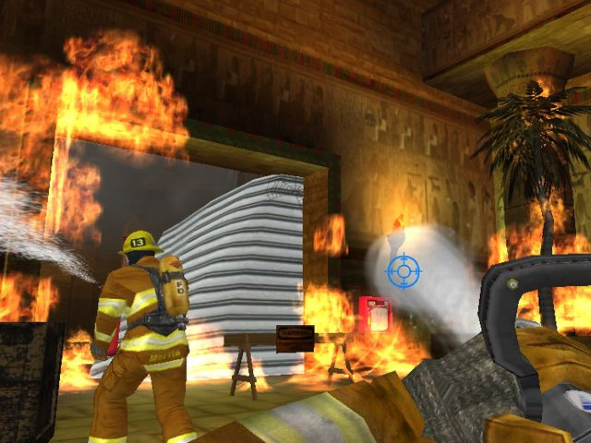 Real Heroes: Firefighter – Nintendo Wii (Wii) first-person firefighting action simulation video game gameplay