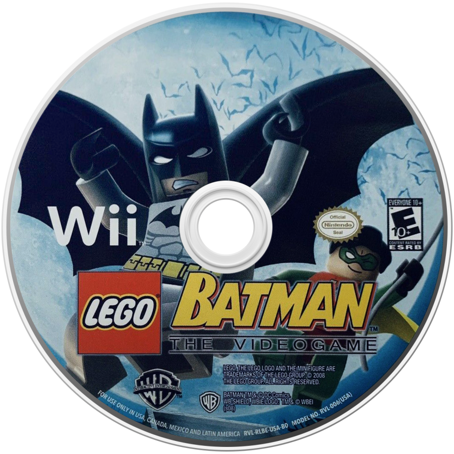 LEGO Batman: The Videogame – Nintendo Wii (Wii) action-adventure superhero platformer video game disc