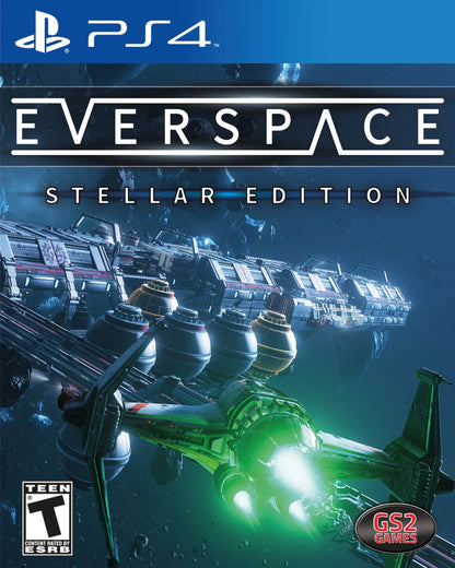 Everspace Stellar Edition – PlayStation 4 (PS4) video game cover image, space shooter by Rockfish Games