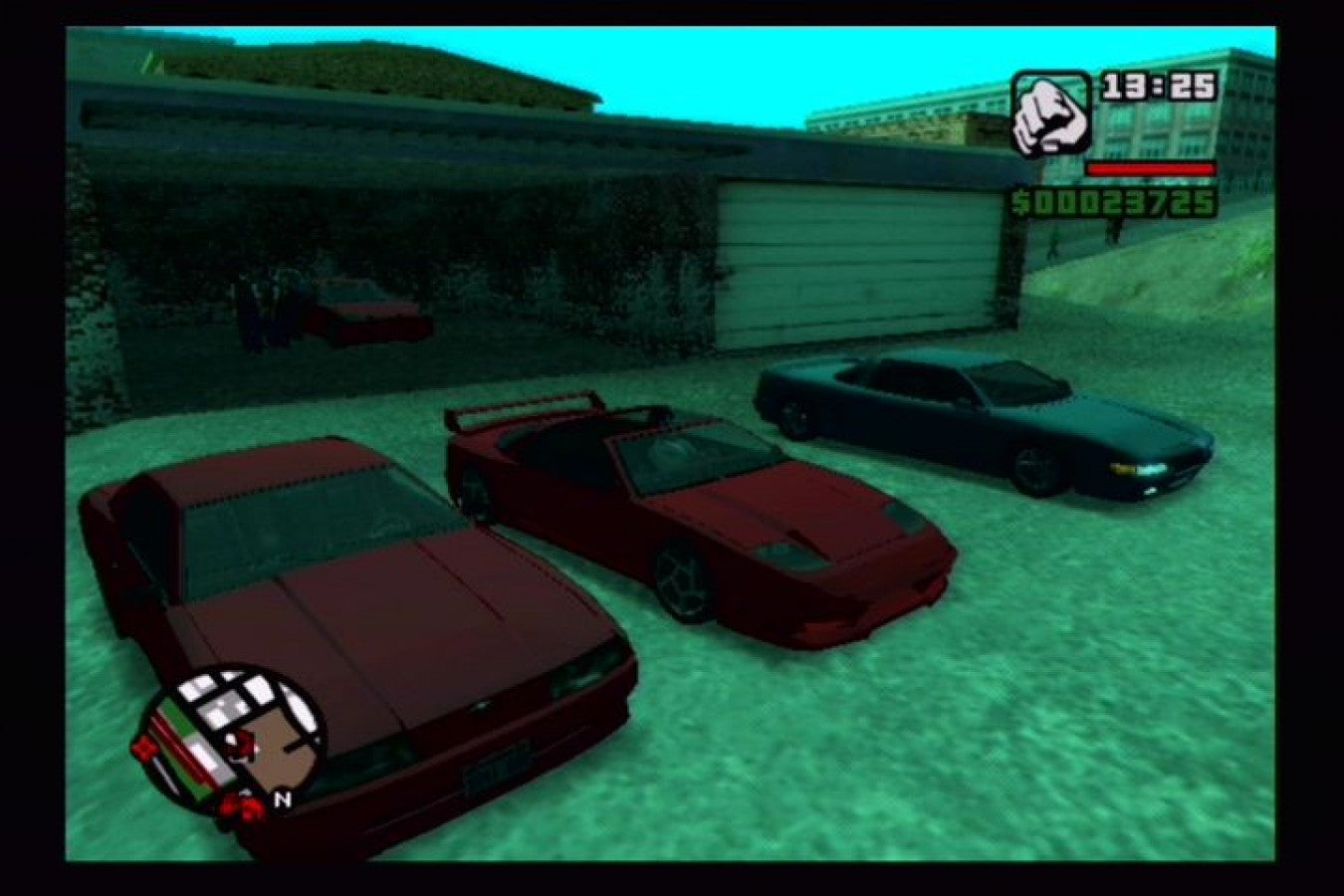 Grand Theft Auto San Andreas PlayStation 2 open-world action-adventure video game Rockstar Games CJ Carl Johnson returning home Los Santos San Fierro Las Venturas gang warfare missions exploration vehicle hijacking customization RPG elements 90s setting crime saga gameplay screenshot