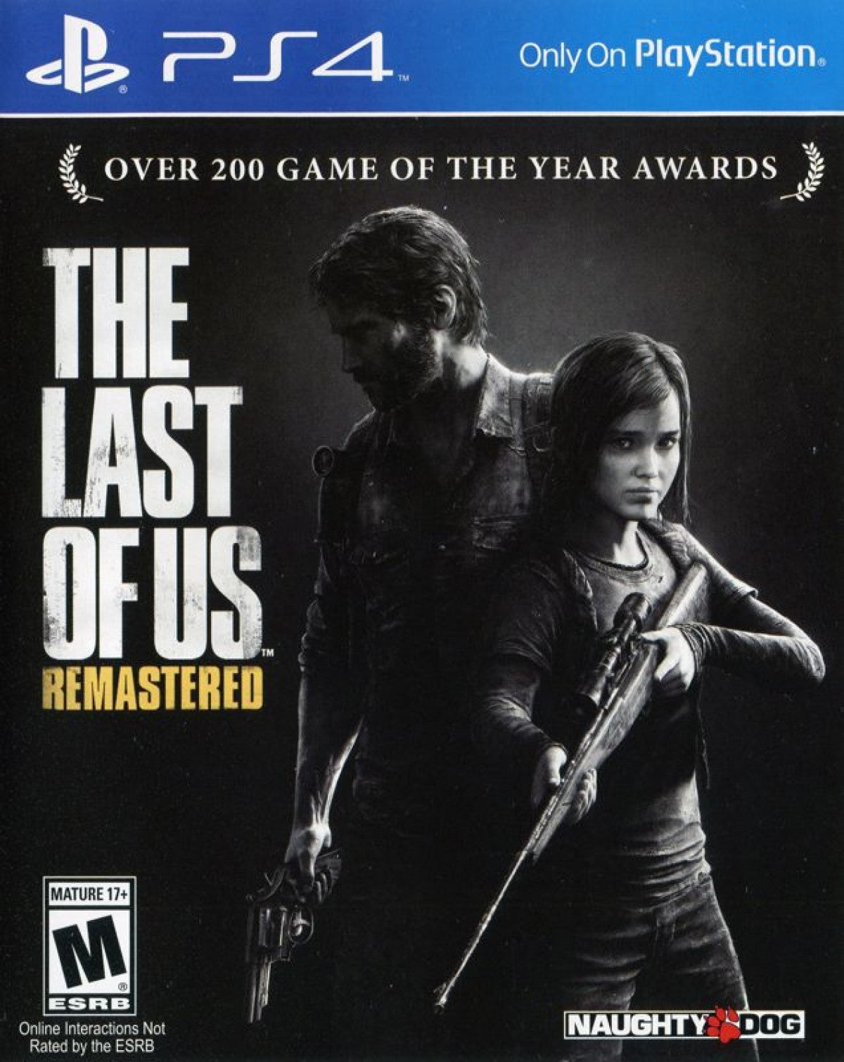 The Last of Us: Remastered – PlayStation 4 (PS4) video game cover image, action-adventure survival.