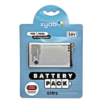 Rechargeable battery pack for Sony PS Vita 1000 handheld console replacement power supply charging accessory