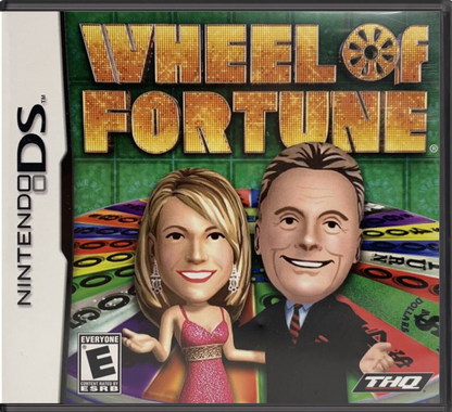 Wheel of Fortune for Nintendo DS with classic TV game show puzzle-solving theme front cover