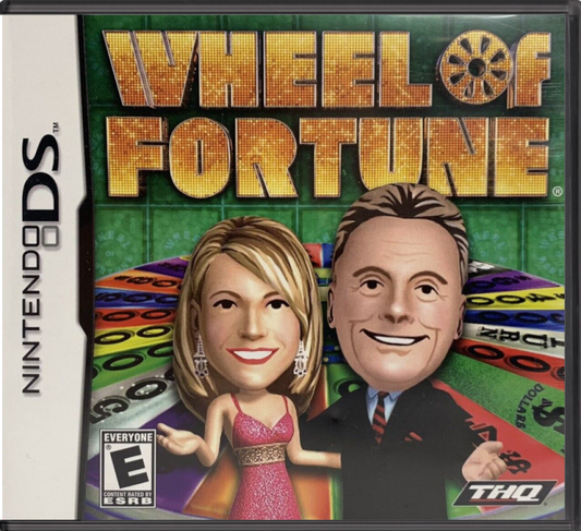 Wheel of Fortune for Nintendo DS with classic TV game show puzzle-solving theme front cover