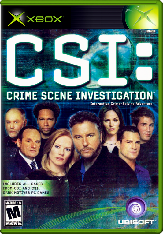 CSI: Crime Scene Investigation cover art for Xbox (XBOX) video game