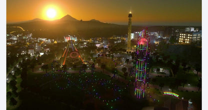 Cities: Skylines Parklife Edition – Xbox One (XONE) gameplay art for city-building simulation game with park management expansion