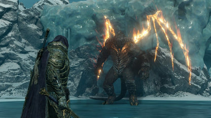 Middle Earth: Shadow of War [Definitive Edition] for PlayStation 4 (PS4) featuring the complete epic open-world saga where you go behind enemy lines to forge an army and conquer Mordor from within; this edition includes all DLC, expanding the revolutionary Nemesis System with new Orc tribes, story campaigns, and regions for the ultimate Middle-earth experience gameplay screenshot