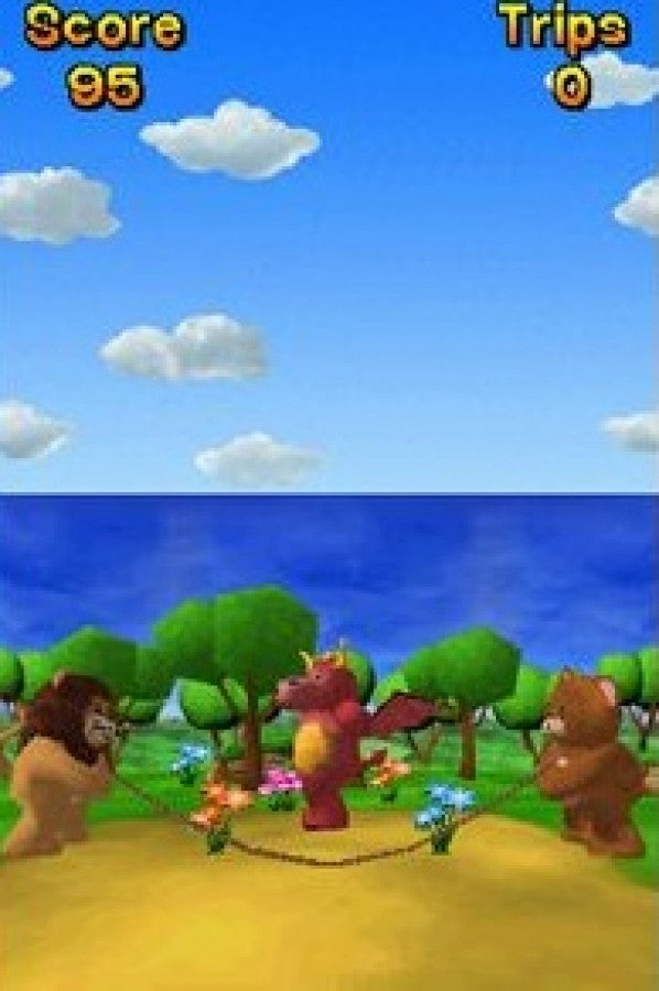 Plushees Nintendo DS video game, virtual plush toy collection and care gameplay, cute casual simulation, handheld console title gameplay screenshot