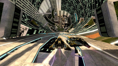 Wipeout 2048 PlayStation Vita gameplay for retro video game enthusiasts featuring futuristic anti gravity racing gameplay high speed sci fi tracks weapon based combat competitive racing modes sleek neon visual style and portable handheld adrenaline fueled racing experience and collectible gaming appeal