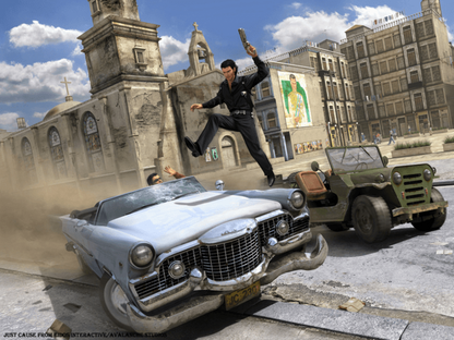 Just Cause for Xbox (Xbox), gameplay action adventure shooter