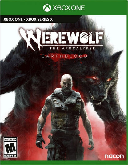 Werewolf: The Apocalypse – Earthblood cover art for Xbox Series X (XSX) action RPG video game