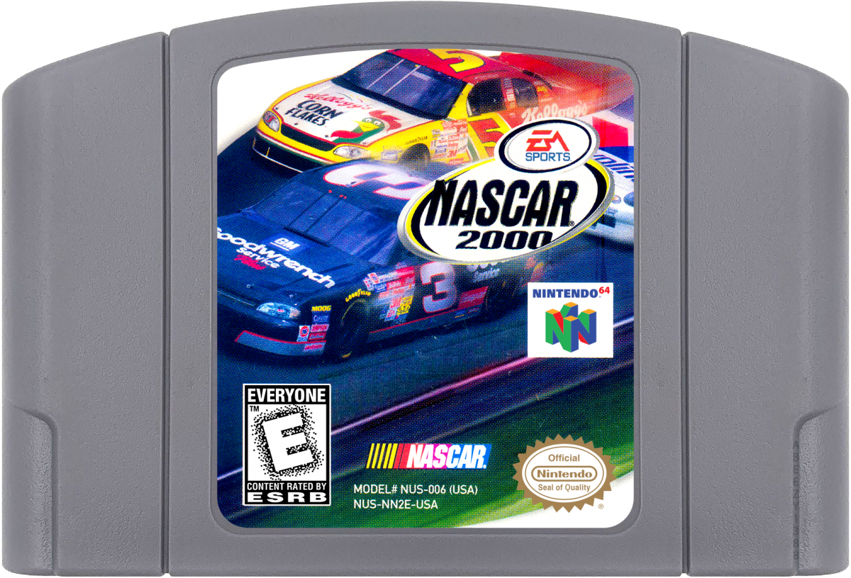 Nascar 2000 cartridge for Nintendo 64 N64 video game