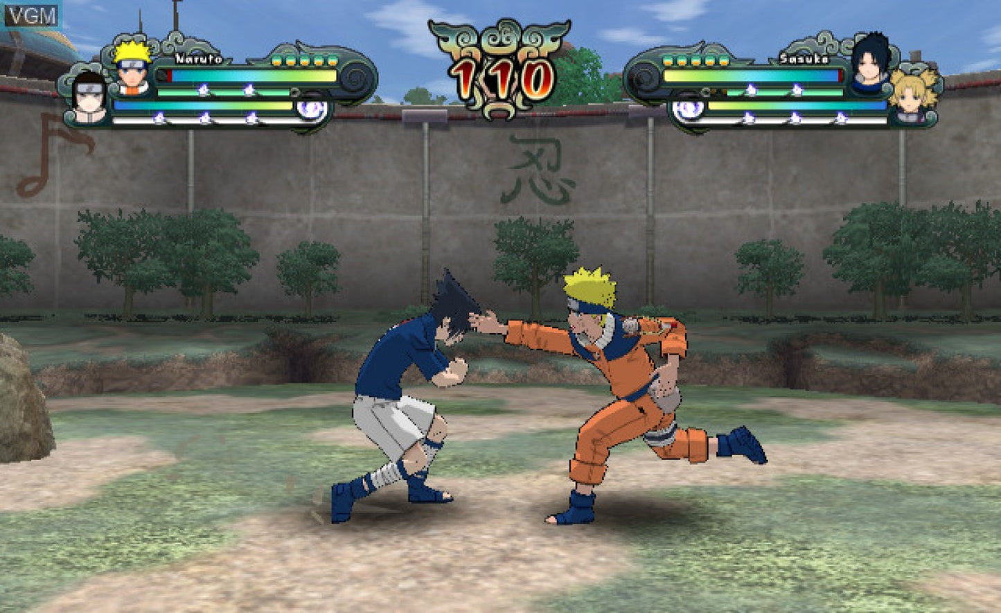 Naruto Clash of Ninja Revolution 2 Wii game featuring fast-paced anime fighting action, motion-enhanced controls, and characters from the Naruto Shippuden series gameplay