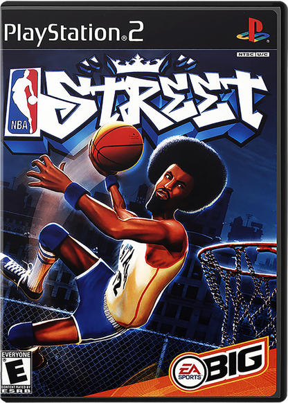 NBA Street – PlayStation 2 (PS2) arcade basketball sports video game cover art